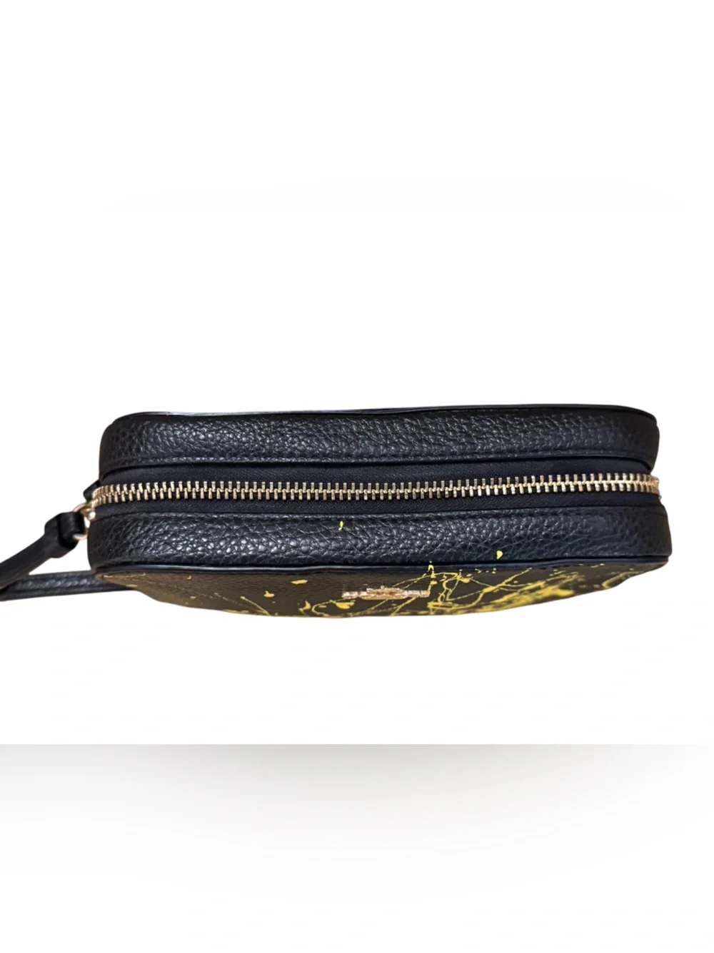 Coach Mini Camera Bag 2021 with Added Yellow Splatter COA